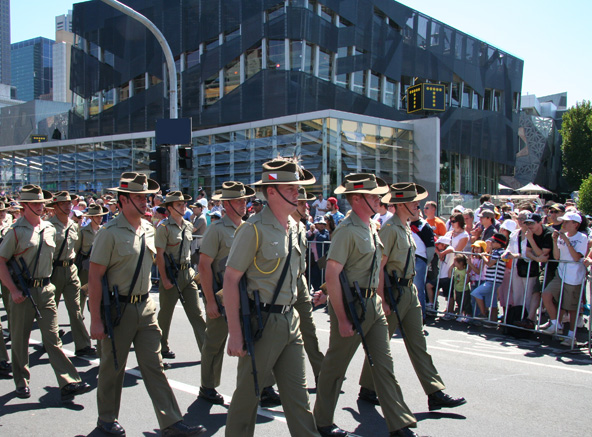 ANZAC day parade
